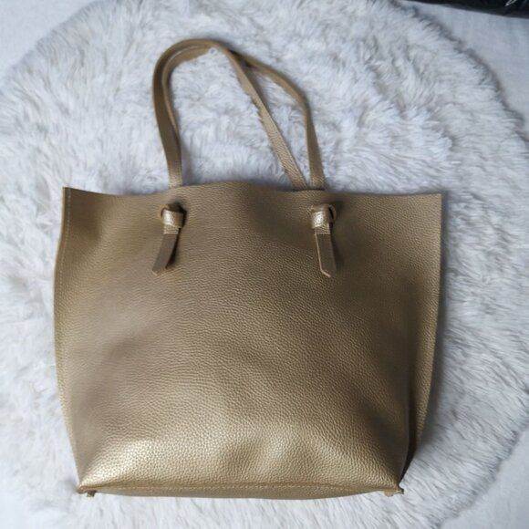 Macy's Gold Tote Bag - Picture 1 of 7
